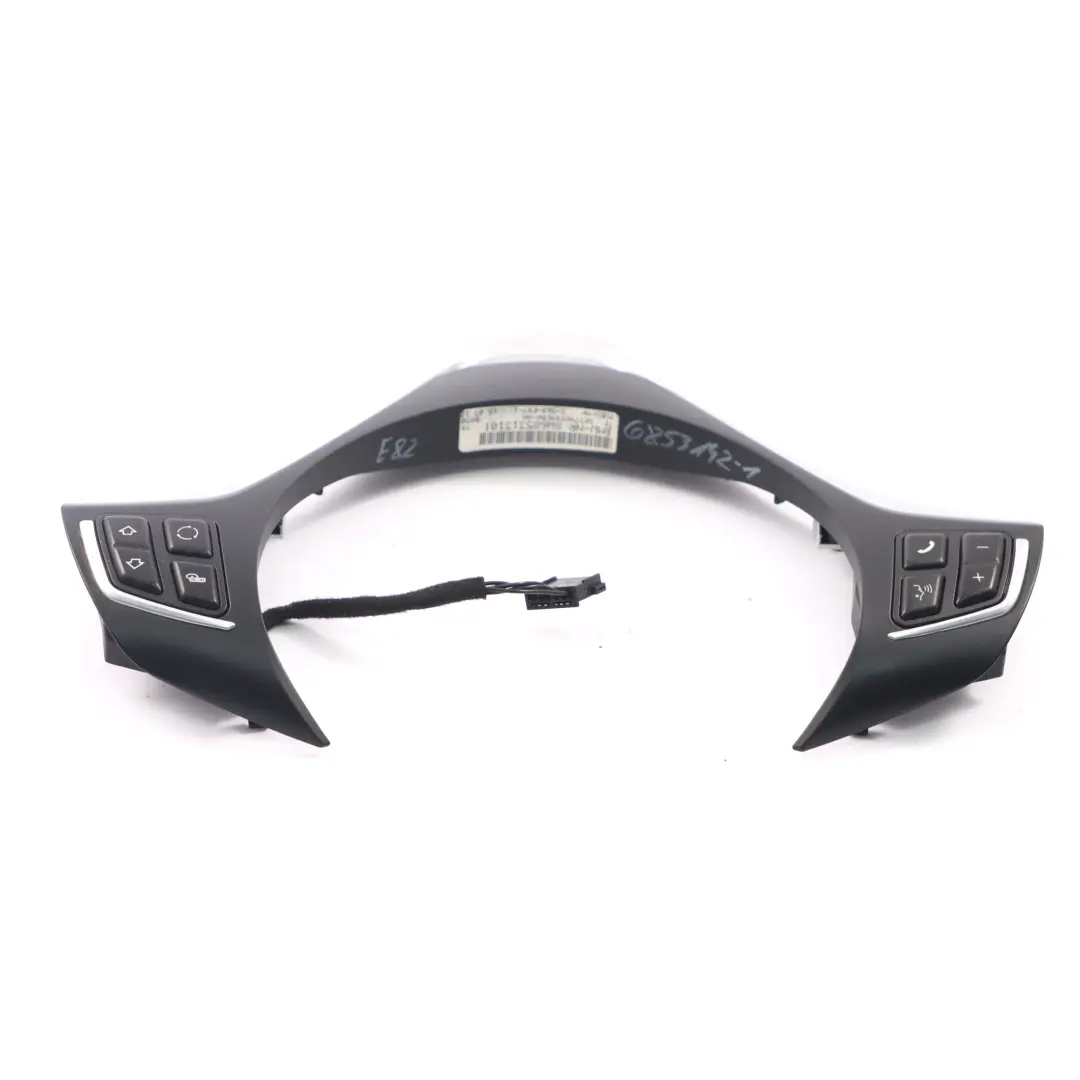 BMW E82 E84 E88 Schalter Multifunktionslenkrad Abdeckung Perlglanz Chrom Schwarz - SKU 6853142-1 - Teilenummer 6853142