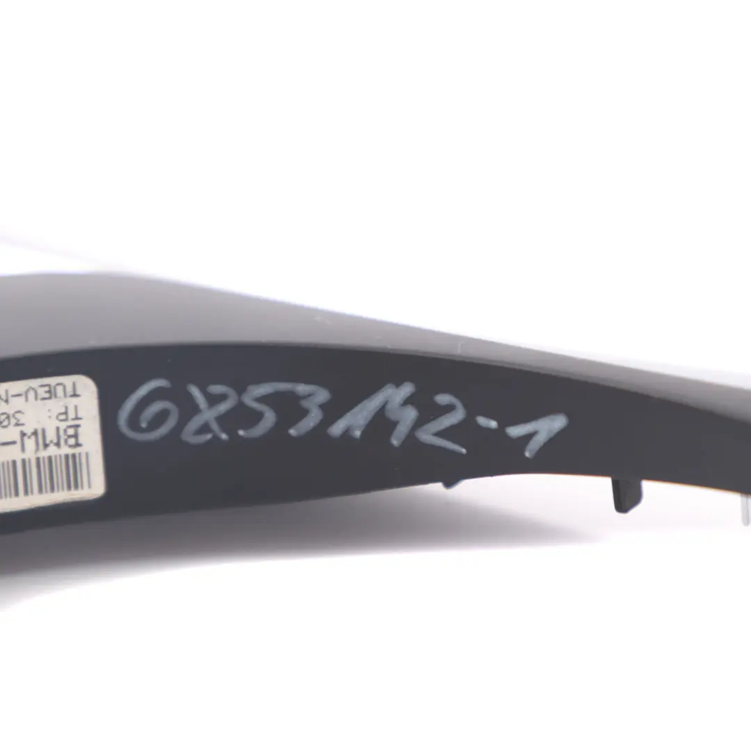 BMW E82 E84 E88 Trim Interruttore Multifunzione Volante Nero Cromo Pearlglos - SKU 6853142-1 - Numero di parte 6853142