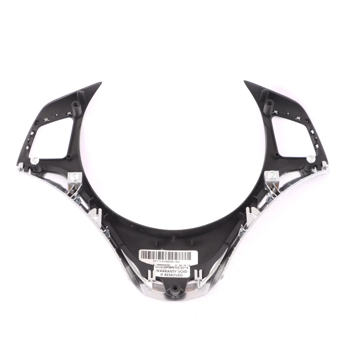 BMW E82 E84 E88 Schalter Multifunktionslenkrad Abdeckung Perlglanz Chrom Schwarz - SKU 6853142-2 - Teilenummer 6853142
