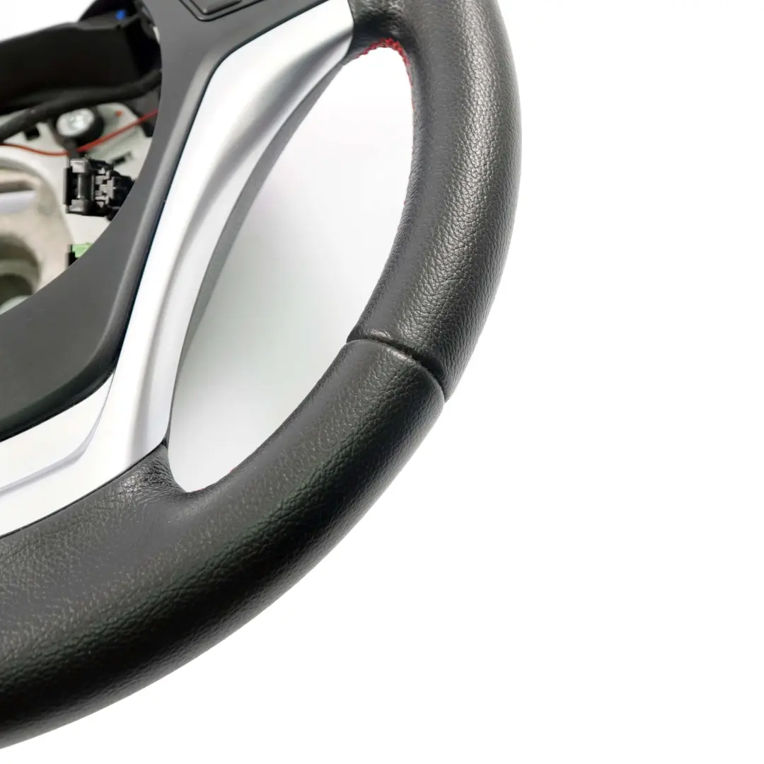 Steering Wheel Black Leather Red Threads Multifunction 6853135 to BMW X1 E84 Sport with Part number 6853146 BMW X1 E84 Sport Steering Wheel Black Leather Red Threads Multifunction 6853135 - SKU 6853146-1 - Part number 6853146
