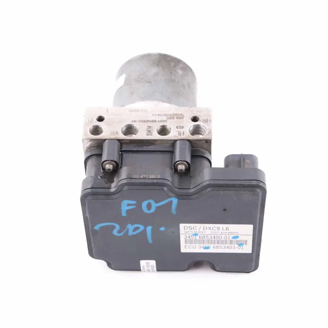 DSC ABS Bomba Freno Hidro Unidad de Control Módulo 6853403 para BMW F01 con número de pieza 6853400 BMW F01 DSC ABS Bomba Freno Hidro Unidad de Control Módulo 6853403 - SKU 6853400-1 - Número de pieza 6853400