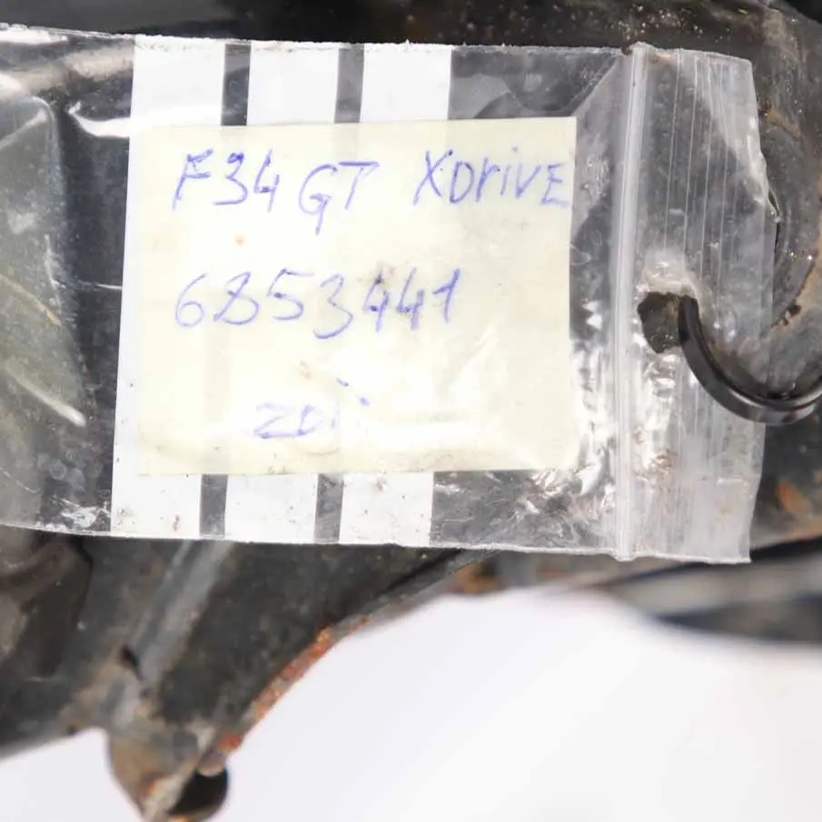 Soporte de eje trasero BMW F34 N20 xDrive Subchasis difusor gasolina para con número de pieza 6853441 Soporte de eje trasero BMW F34 N20 xDrive Subchasis difusor gasolina - SKU 6853441 - Número de pieza 6853441