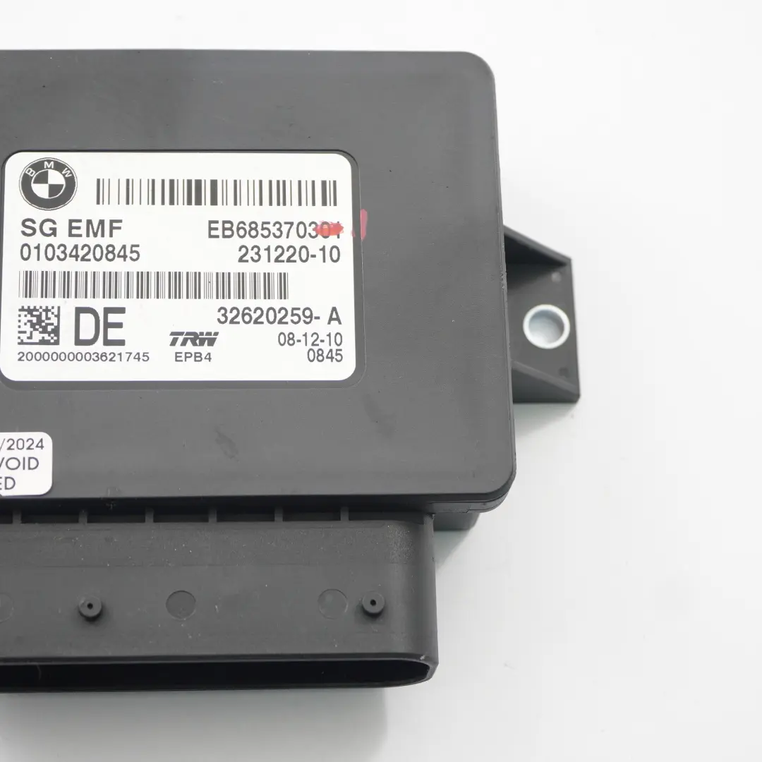 BMW F10 F11 Control Unit Module Parking Handbrake EMF - SKU 6853703 - Part number 6853703