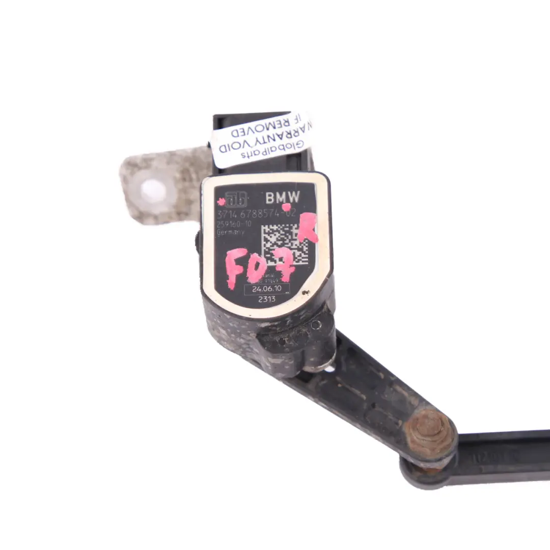 Headlight Headlamp Level Sensor Control Unit 6788574 to BMW F01 F07 F10 F11 F12 LCI with Part number 6853755 BMW F01 F07 F10 F11 F12 LCI Headlight Headlamp Level Sensor Control Unit 6788574 - SKU 6853755 - Part number 6853755
