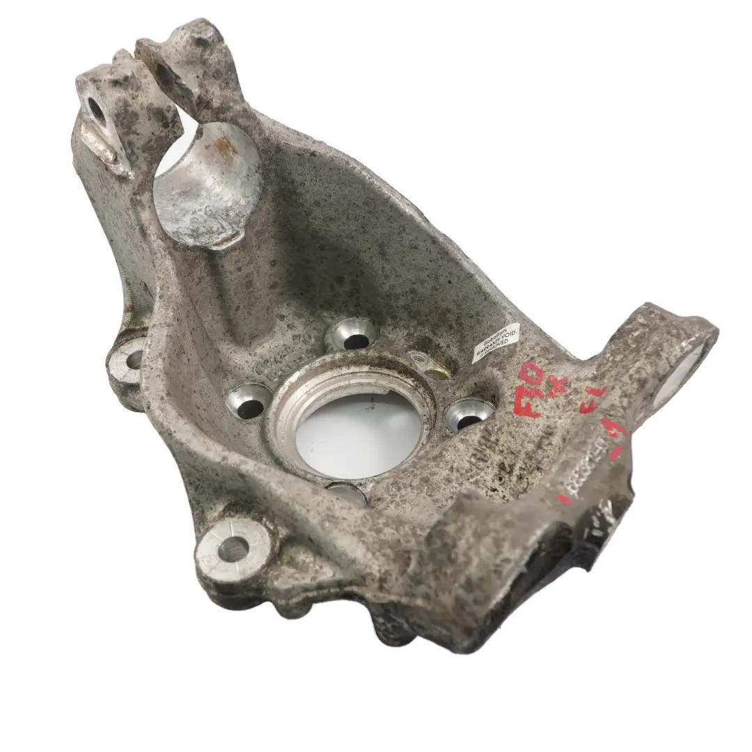 Buje soporte rueda suspensión delantera izquierda para BMW F20 F21 F30 xDrive con número de pieza 6853819 BMW F20 F21 F30 xDrive Buje soporte rueda suspensión delantera izquierda - SKU 6853819-1 - Número de pieza 6853819