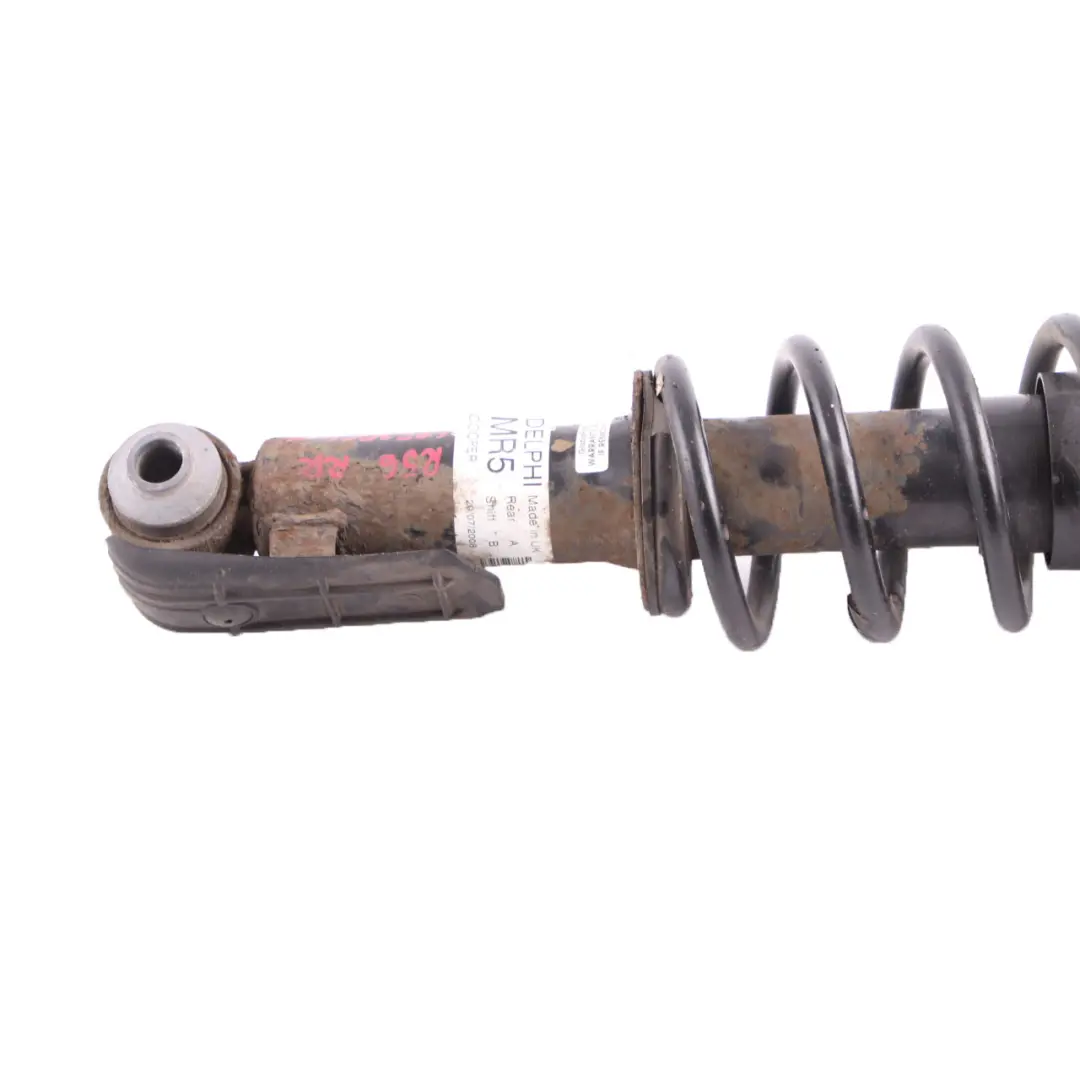 Right O/S Spring Strut Suspension Shock Absorber to Mini R56 Cooper Rear with Part number 6853964 Mini R56 Cooper Rear Right O/S Spring Strut Suspension Shock Absorber - SKU 6853964-5 - Part number 6853964