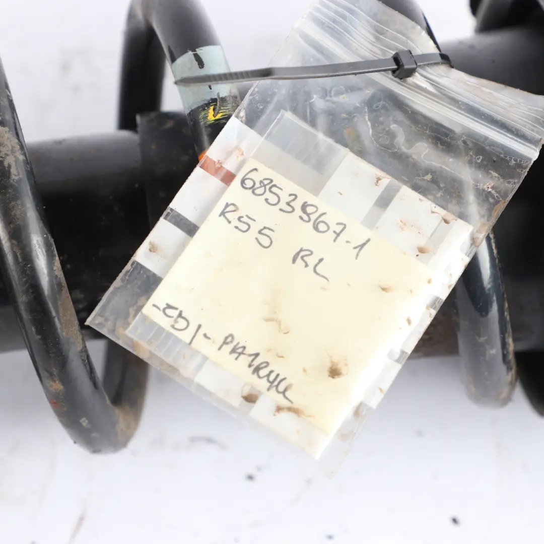 Resorte Amortiguador Trasero Suspensión Izquierda para Mini R55 Clubman S con número de pieza 6853967 Mini R55 Clubman S Resorte Amortiguador Trasero Suspensión Izquierda - SKU 6853967-1 - Número de pieza 6853967