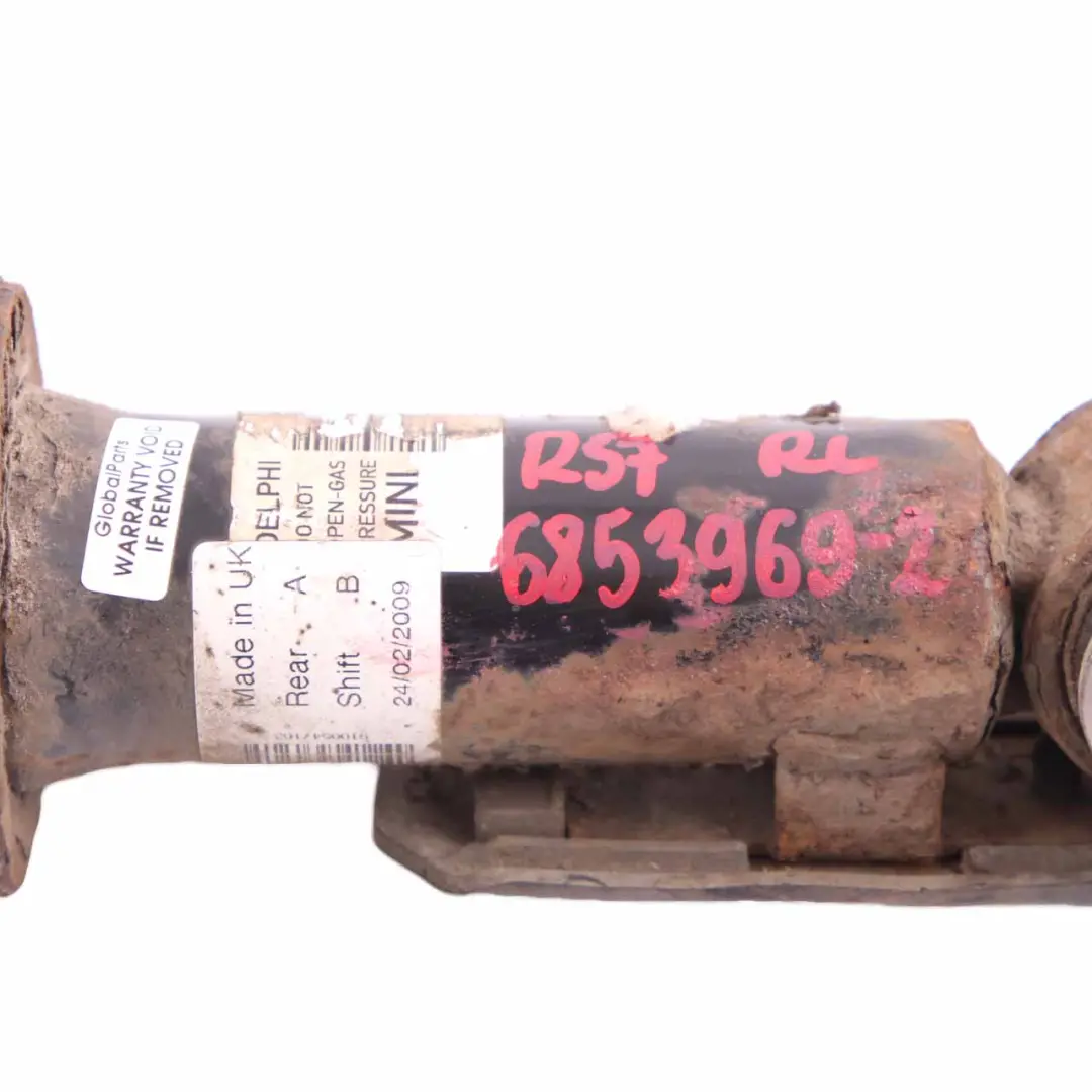 Strut Amortiguador Suspensión Trasera Izquierda para Mini R57 Spring con número de pieza 6853969 Mini R57 Spring Strut Amortiguador Suspensión Trasera Izquierda - SKU 6853969-2 - Número de pieza 6853969