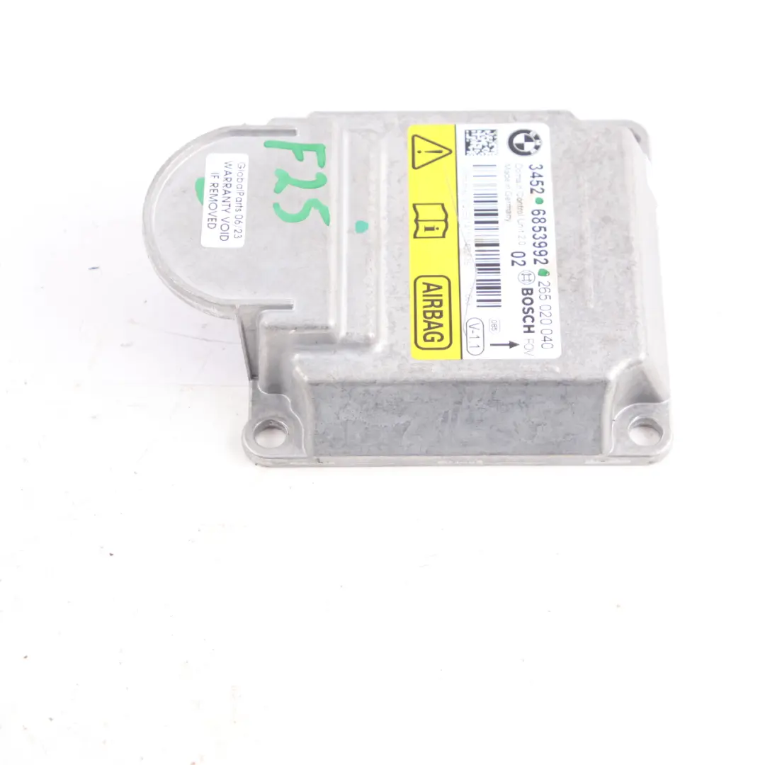 BMW X3 F25 ICM Unità Di Controllo Modulo Aria SRS Modulo Aria ECU - SKU 6853992 - Numero di parte 6853992
