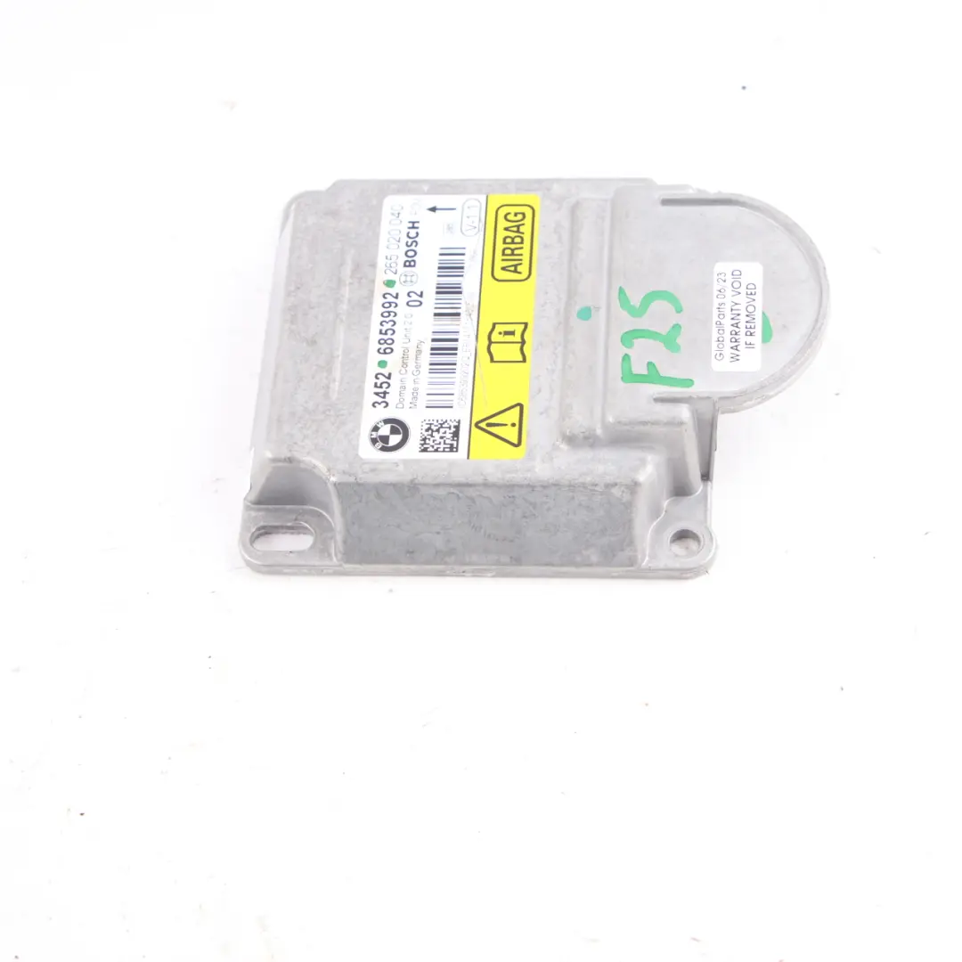 ICM Control Unit Air Module SRS Airmodule ECU to BMW X3 F25 with Part number 6853992 BMW X3 F25 ICM Control Unit Air Module SRS Airmodule ECU - SKU 6853992 - Part number 6853992
