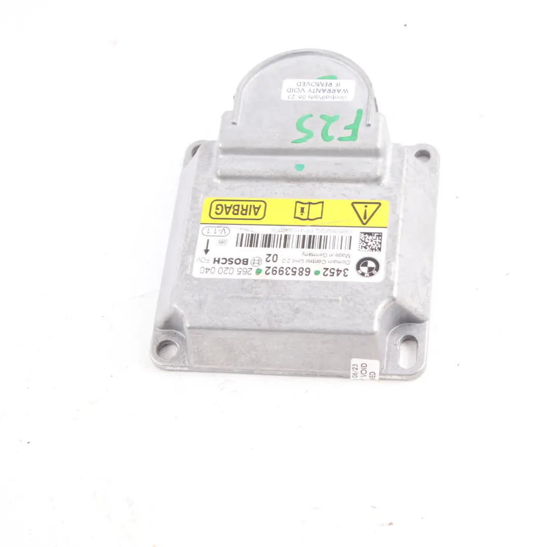 BMW X3 F25 ICM Unità Di Controllo Modulo Aria SRS Modulo Aria ECU - SKU 6853992 - Numero di parte 6853992