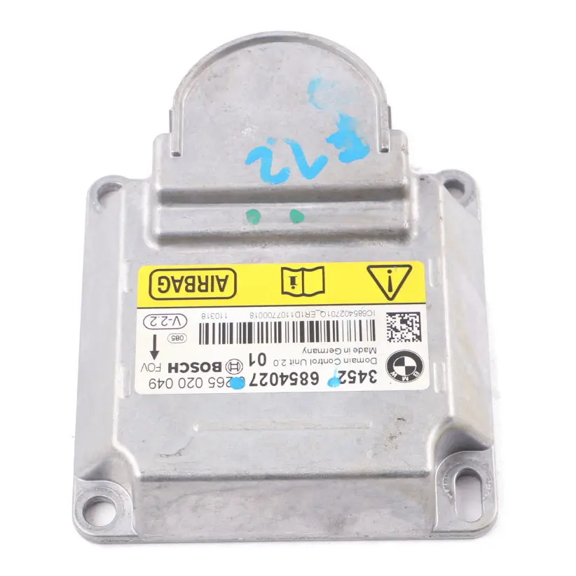 ICM Module BMW F12 Safety Module Airbag Sensor Control Unit to with Part number 6854027 ICM Module BMW F12 Safety Module Airbag Sensor Control Unit - SKU 6854027 - Part number 6854027