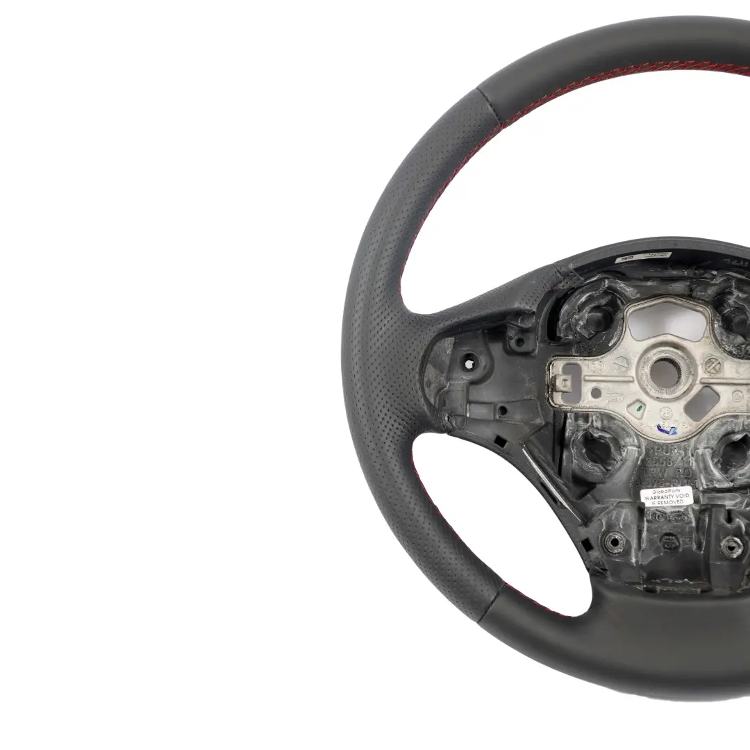 BMW F20 F21 F22 F30 F31 Volant avec NEUF Noir Cuir, M-Sport stylise bande rouge - SKU 6854753-4 - Numéro de pièce 6854753