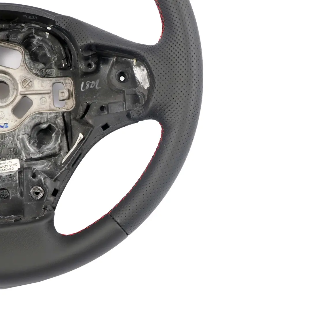 BMW F20 F21 F22 F30 F31 Volant avec NEUF Noir Cuir, M-Sport stylise bande rouge - SKU 6854753-4 - Numéro de pièce 6854753
