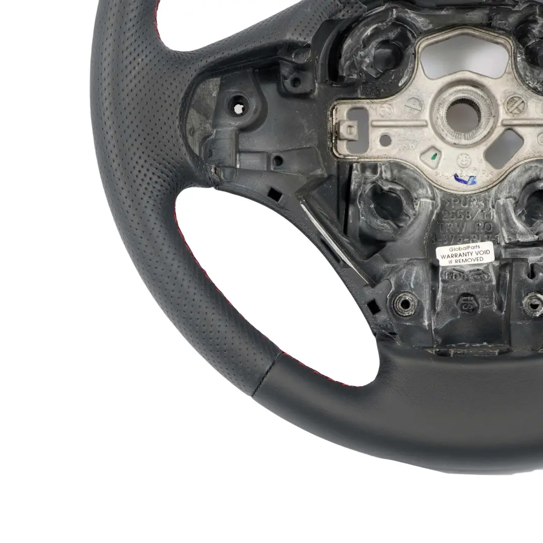 BMW F20 F21 F22 F30 F31 Volant avec NEUF Noir Cuir, M-Sport stylise bande rouge - SKU 6854753-4 - Numéro de pièce 6854753