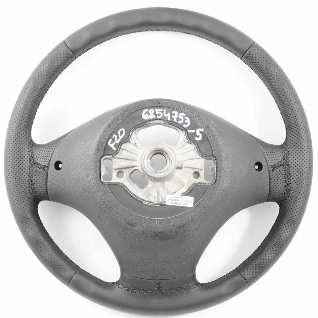 NOUVEAU Volant en cuir noir avec filets noirs BMW F20 F21 F22 F30 F31 F34 - SKU 6854753-5 - Numéro de pièce 6854753