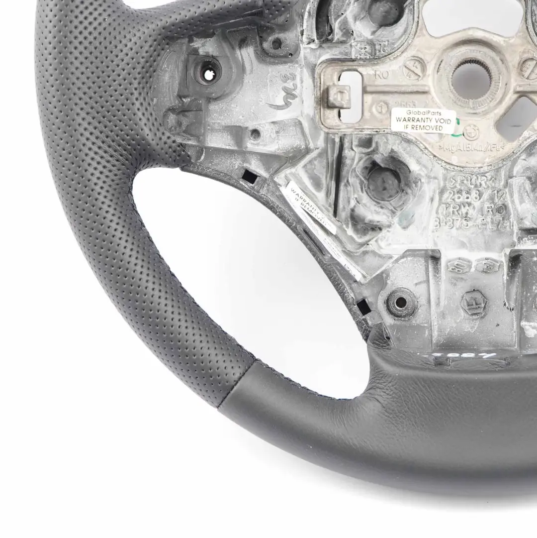 BMW F20 F21 F22 F30 F31 F34 NUOVO Volante in pelle nera con filettature nere - SKU 6854753-5 - Numero di parte 6854753