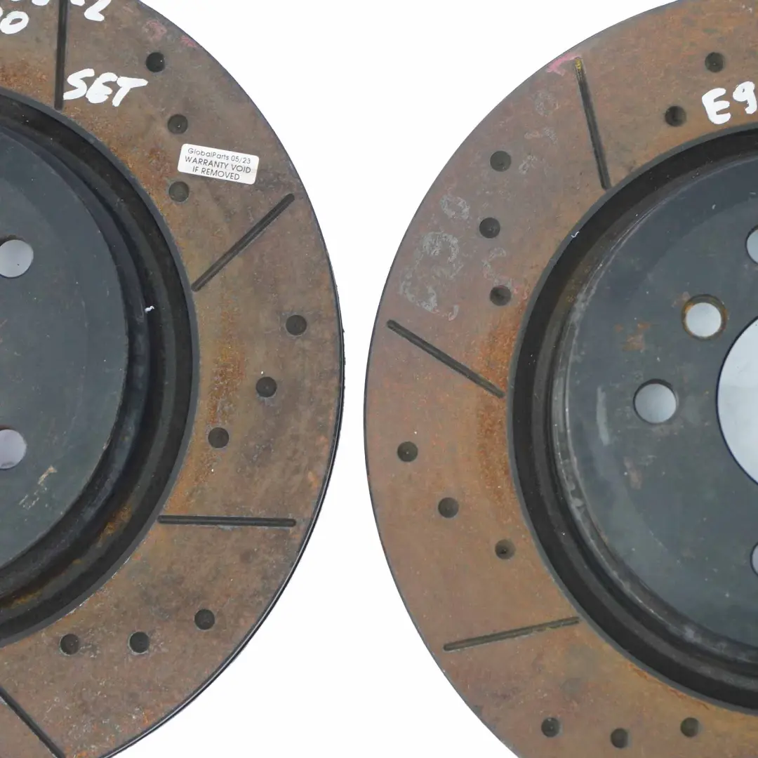 Front Wheel Left Right Ventilated Brake Disc Set 330X24 to BMW E87 E90 E91 E92 with Part number 6854999 BMW E87 E90 E91 E92 Front Wheel Left Right Ventilated Brake Disc Set 330X24 - SKU 6854999-2 - Part number 6854999