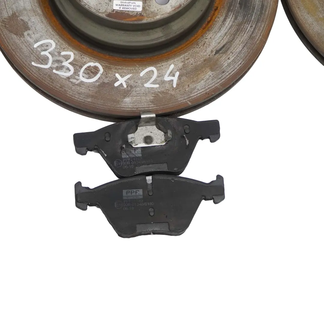 Vorderradbremse Links Rechts Bremsscheibe Bremsklotz Set 330X24 BMW E90 E91 E92 - SKU 6854999 - Teilenummer 6854999