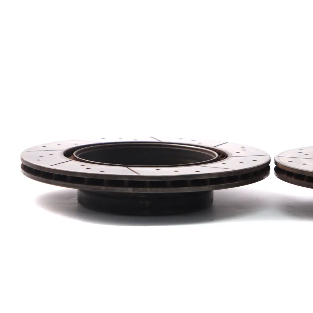 Left Right Wheel Perforated Brake Disc Set 336X22 to BMW E90 E91 E92 330i Rear with Part number 6855004 BMW E90 E91 E92 330i Rear Left Right Wheel Perforated Brake Disc Set 336X22 - SKU 6855004-2 - Part number 6855004