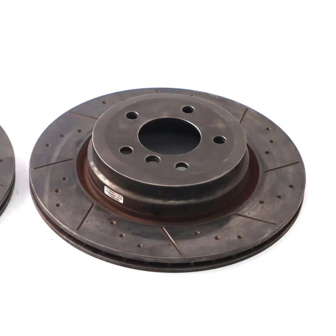 BMW E90 E91 E92 330i Rear Left Right Wheel Perforated Brake Disc Set 336X22 - SKU 6855004-2 - Part number 6855004