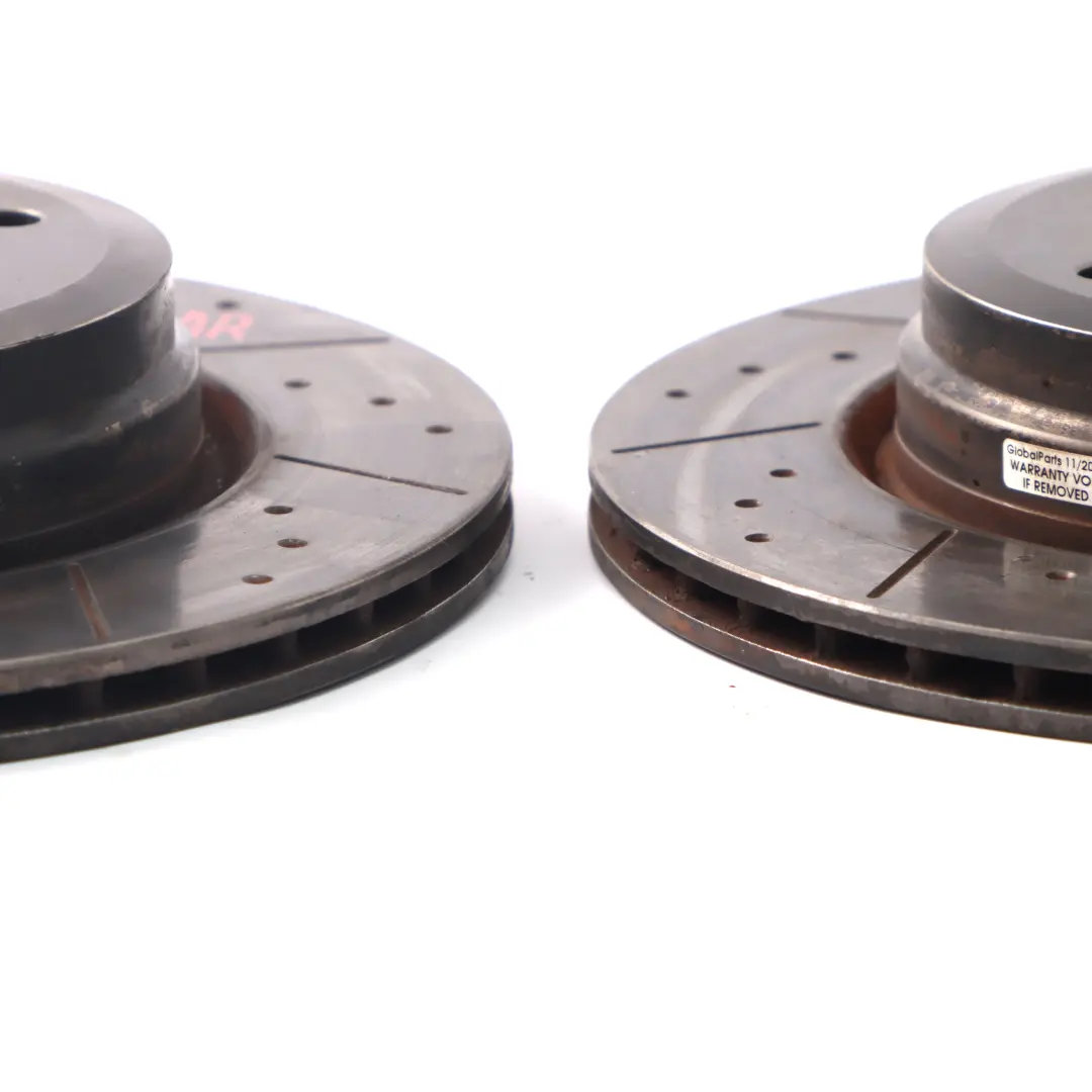 BMW E90 E91 E92 330i Rear Left Right Wheel Perforated Brake Disc Set 336X22 - SKU 6855004-2 - Part number 6855004
