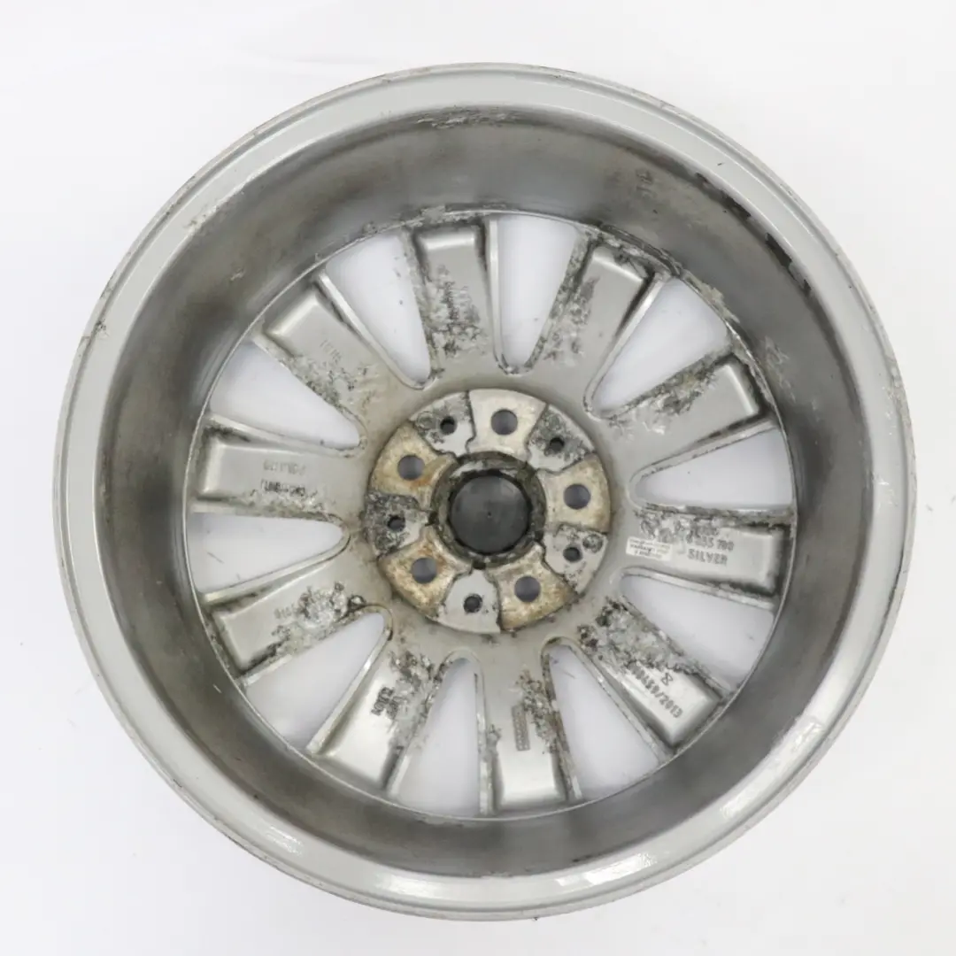 Alloy Rim 17" 7J ET:54 Cosmos Spoke 499 to Mini Cooper F55 F56 Silver Wheel with Part number 6855108 Mini Cooper F55 F56 Silver Wheel Alloy Rim 17" 7J ET:54 Cosmos Spoke 499 - SKU 6855108-3 - Part number 6855108