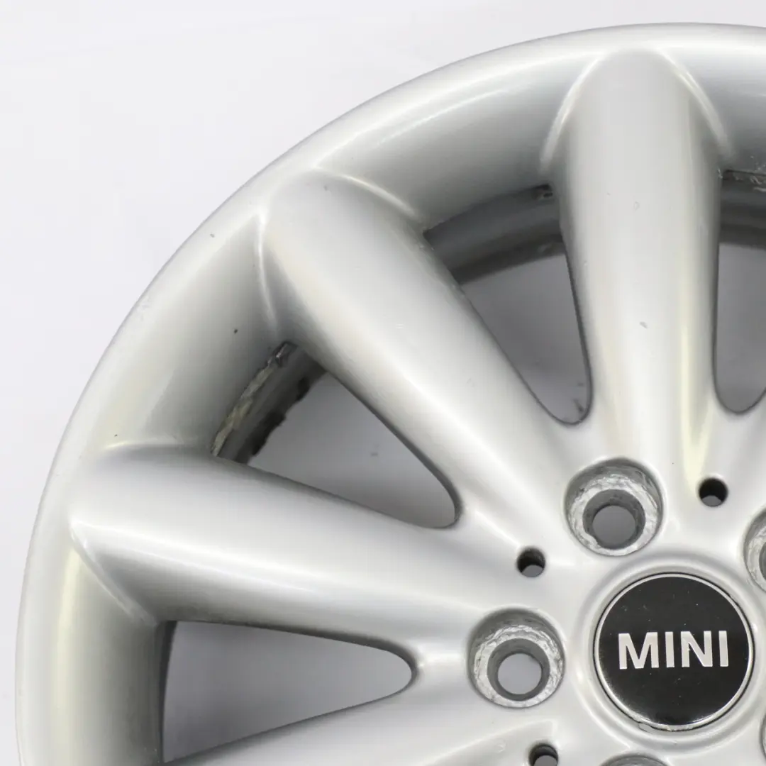 Alloy Rim 17" 7J ET:54 Cosmos Spoke 499 to Mini Cooper F55 F56 Silver Wheel with Part number 6855108 Mini Cooper F55 F56 Silver Wheel Alloy Rim 17" 7J ET:54 Cosmos Spoke 499 - SKU 6855108-3 - Part number 6855108