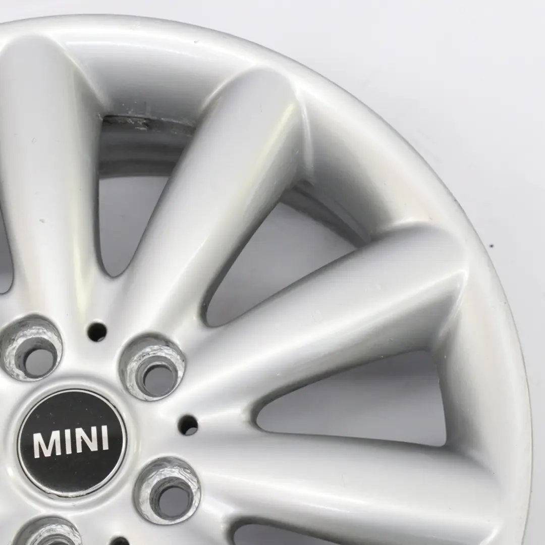 Alloy Rim 17" 7J ET:54 Cosmos Spoke 499 to Mini Cooper F55 F56 Silver Wheel with Part number 6855108 Mini Cooper F55 F56 Silver Wheel Alloy Rim 17" 7J ET:54 Cosmos Spoke 499 - SKU 6855108-3 - Part number 6855108