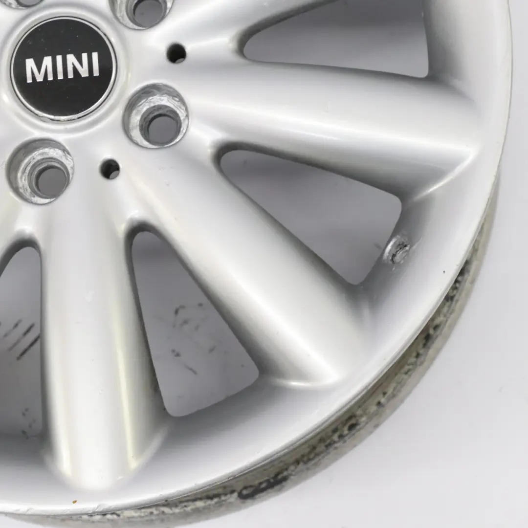 Alloy Rim 17" 7J ET:54 Cosmos Spoke 499 to Mini Cooper F55 F56 Silver Wheel with Part number 6855108 Mini Cooper F55 F56 Silver Wheel Alloy Rim 17" 7J ET:54 Cosmos Spoke 499 - SKU 6855108-3 - Part number 6855108