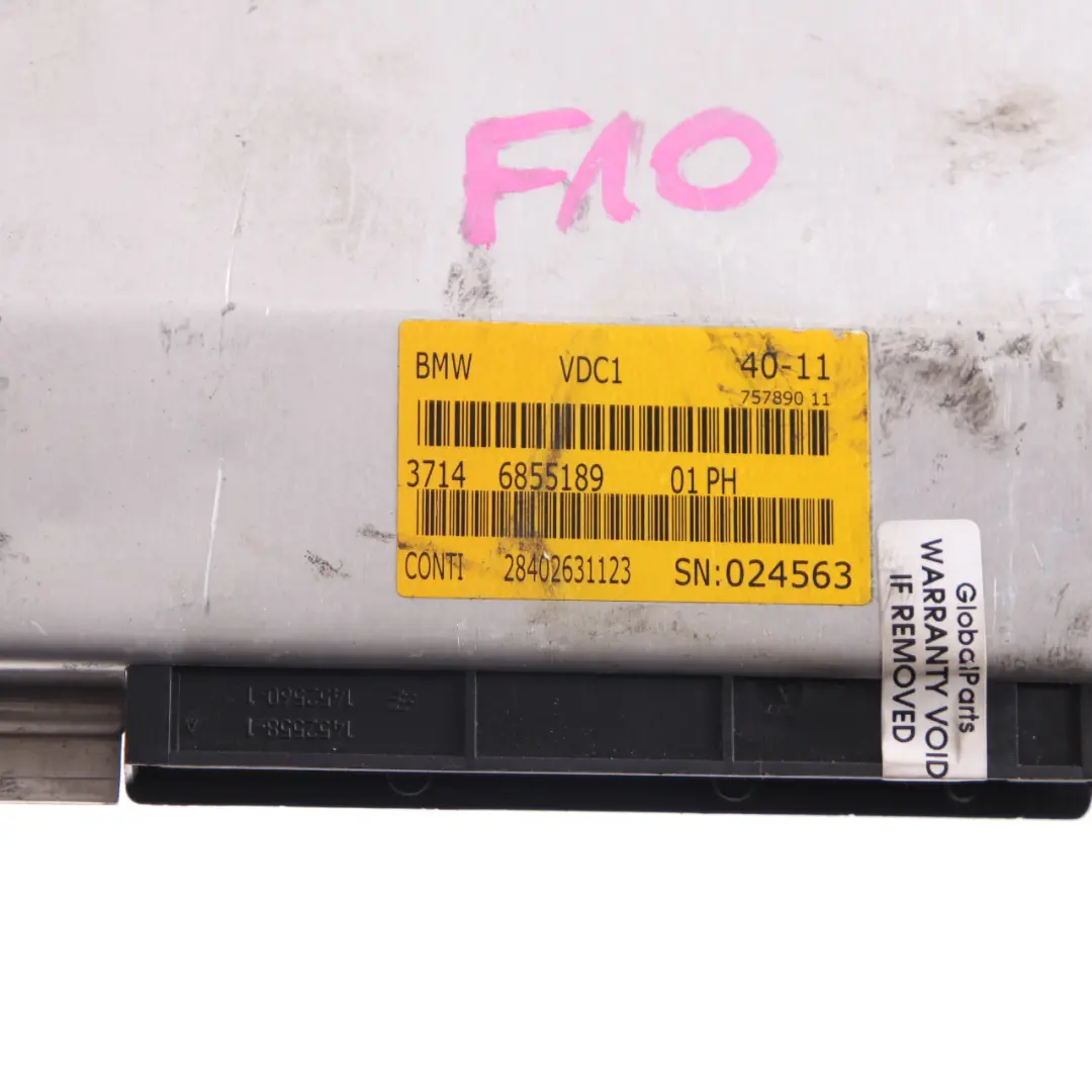 Unidad Control Nivel Suspensión Trasera Módulo VDC para BMW F20 F21 F30 F31 con número de pieza 6855189 BMW F20 F21 F30 F31 Unidad Control Nivel Suspensión Trasera Módulo VDC - SKU 6855189 - Número de pieza 6855189
