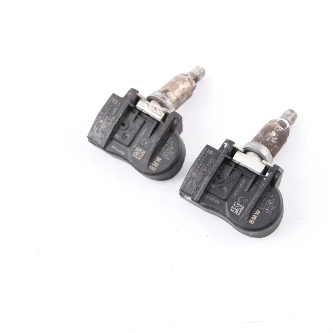  2X Genuine BMW Sensor Presión Neumáticos Módulo Electrónico Rueda RDC 433MHZ - SKU 6855539-1 - Número de pieza 6855539
