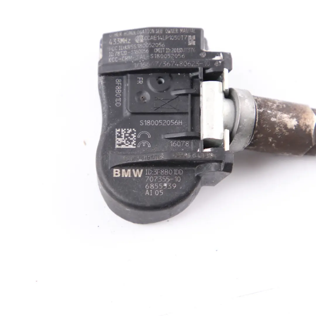  2X Original BMW Reifendruck Radelektronik Modul Sensor RDC 433MHZ - SKU 6855539-1 - Teilenummer 6855539