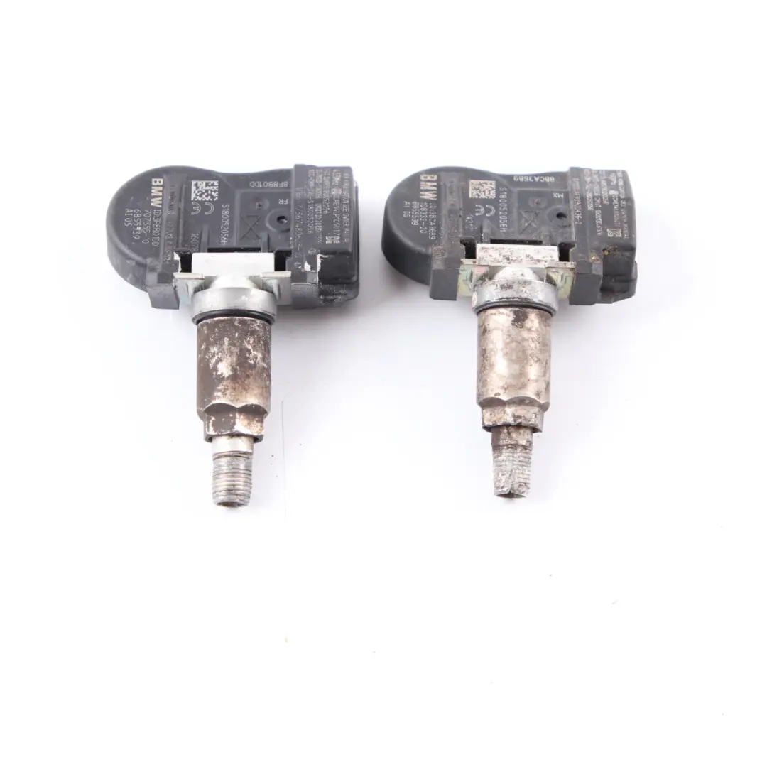  2X Genuine BMW Tyre Pressure Wheel Electronics Module Sensor RDC 433MHZ - SKU 6855539-1 - Part number 6855539