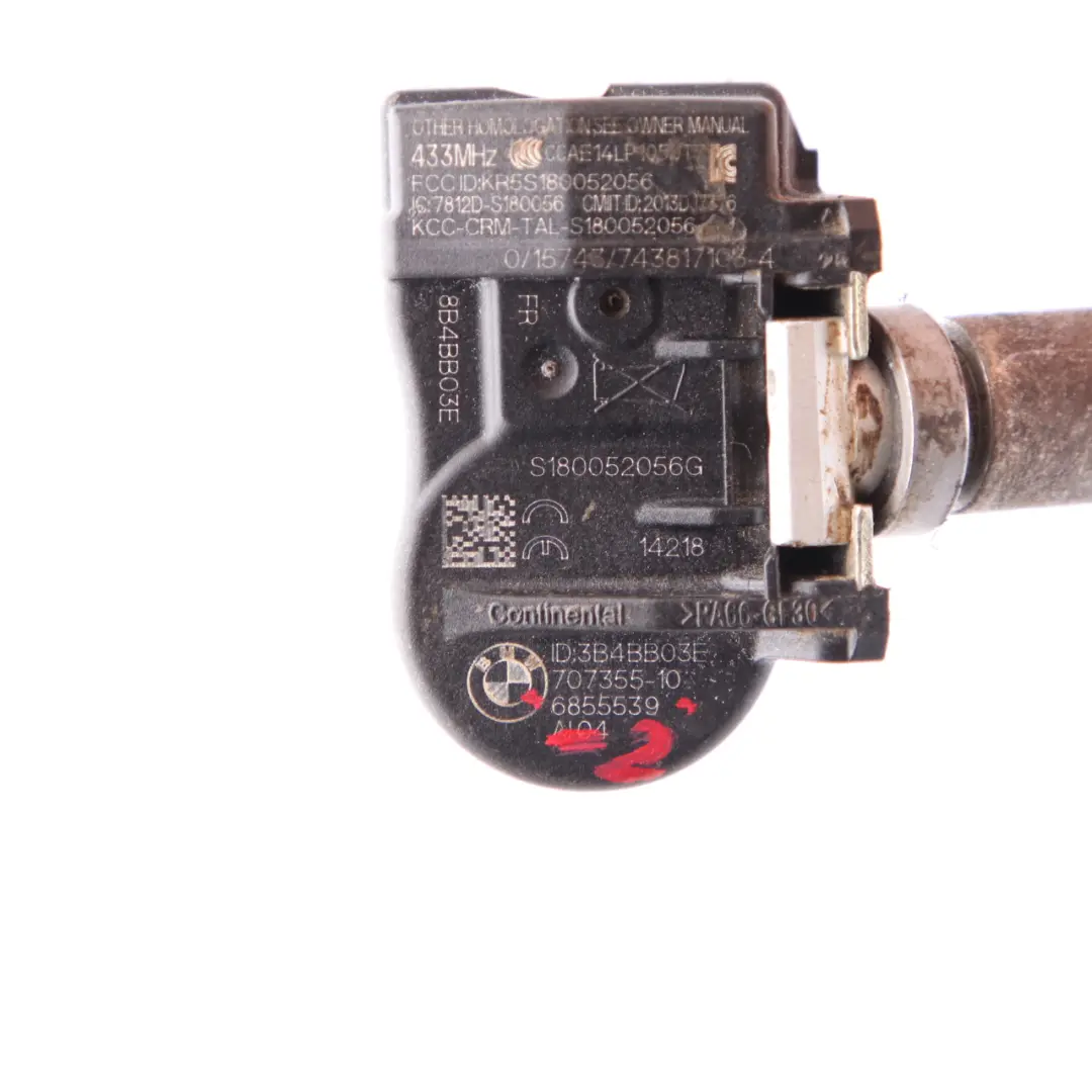 4X BMW d'origine Tyre Pressure Wheel Electronic Module Sensor RDC 433MHZ pour à propos du numéro de pièce 6855539 4X BMW d'origine Tyre Pressure Wheel Electronic Module Sensor RDC 433MHZ - SKU 6855539-2 - Numéro de pièce 6855539