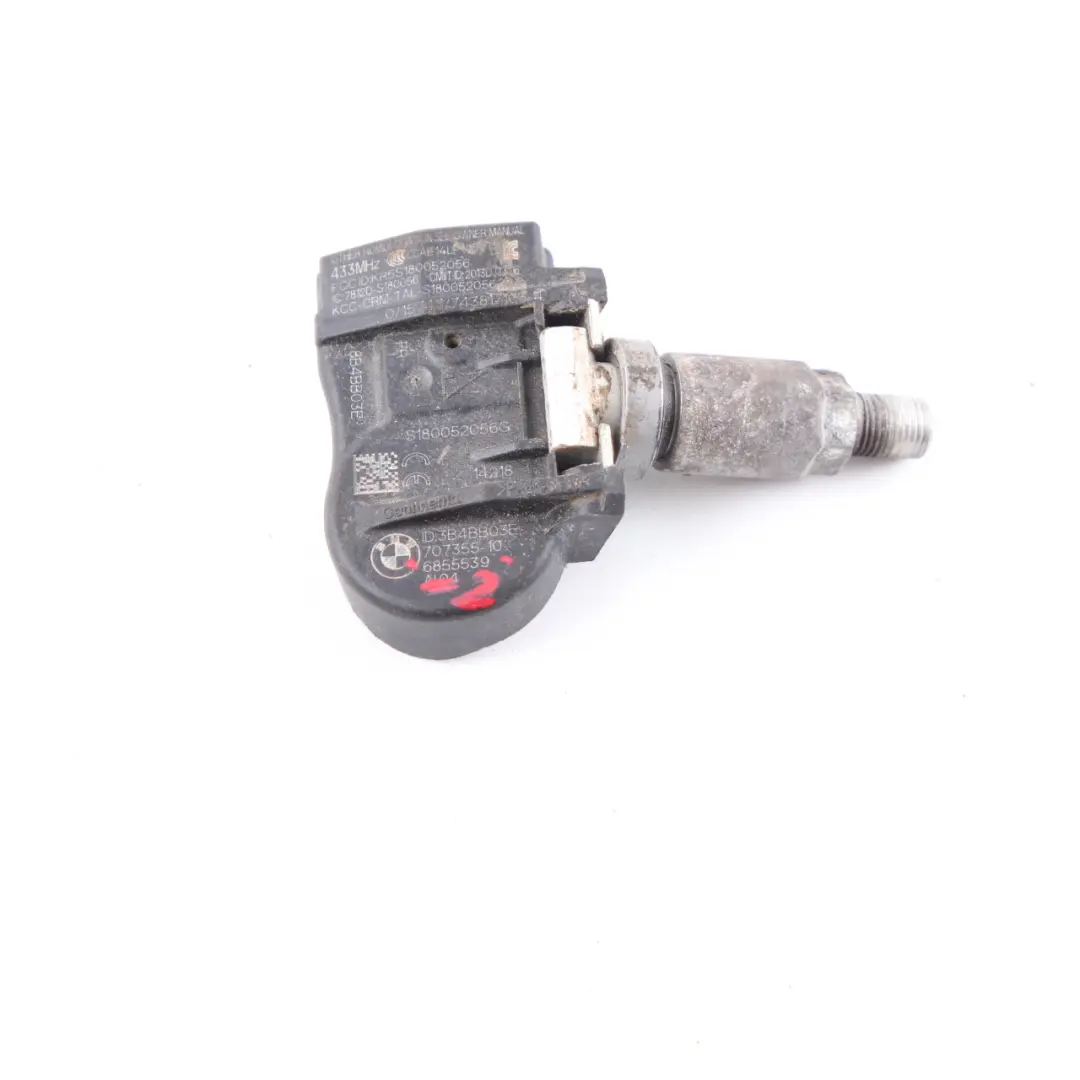  4X Genuine BMW Tyre Pressure Wheel Electronics Module Sensor RDC 433MHZ - SKU 6855539-2 - Part number 6855539