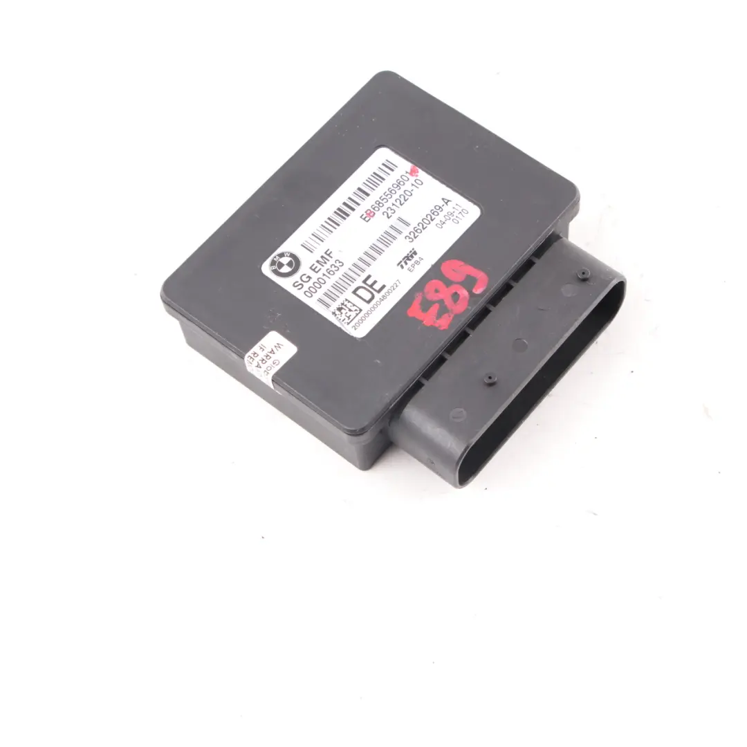 EMF Module BMW Z4 E89 Parking Brake Unit Electric Control to with Part number 6855696 EMF Module BMW Z4 E89 Parking Brake Unit Electric Control - SKU 6855696 - Part number 6855696