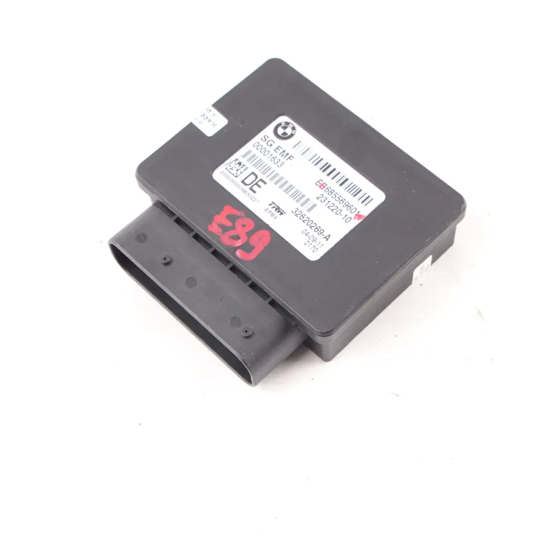 EMF Module BMW Z4 E89 Parking Brake Unit Electric Control to with Part number 6855696 EMF Module BMW Z4 E89 Parking Brake Unit Electric Control - SKU 6855696 - Part number 6855696