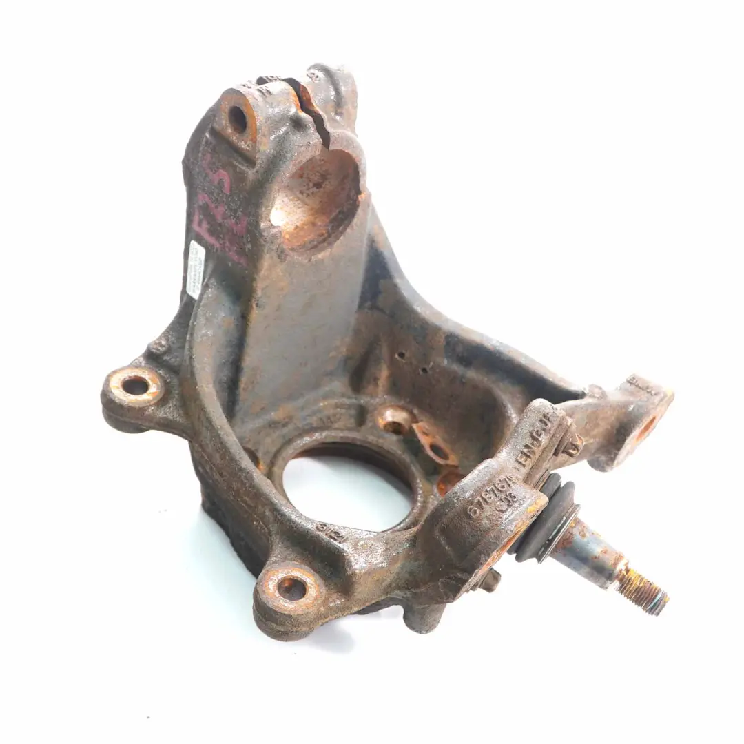 Carrier Front Left N/S Axle Suspension Bearing Mount to BMW X3 F25 Wheel with Part number 6855953 BMW X3 F25 Wheel Carrier Front Left N/S Axle Suspension Bearing Mount - SKU 6855953-2 - Part number 6855953