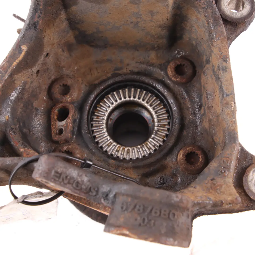 Support de suspension de l'essieu avant droit du porte-roue pour BMW X3 F25 à propos du numéro de pièce 6855954 BMW X3 F25 Support de suspension de l'essieu avant droit du porte-roue - SKU 6855954 - Numéro de pièce 6855954