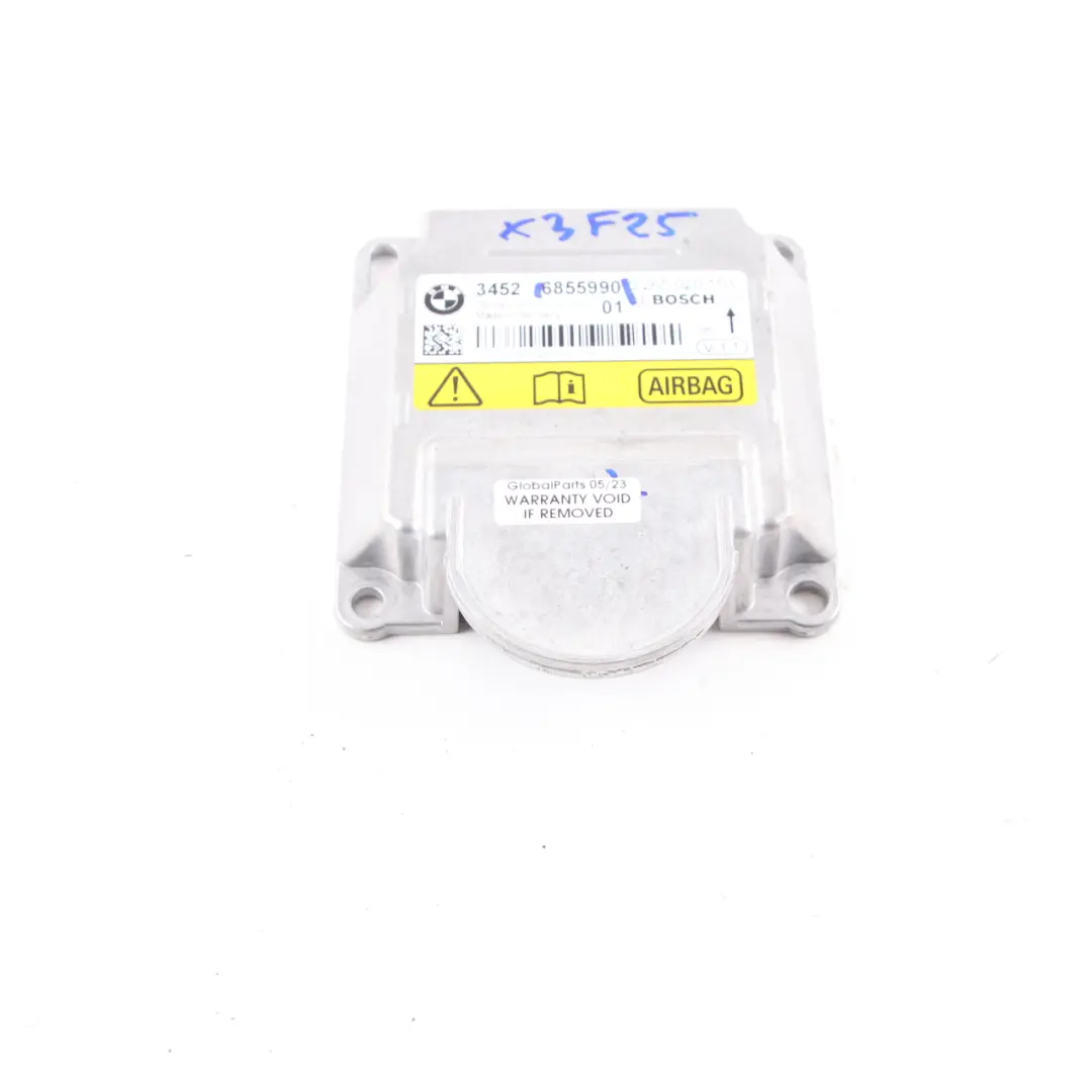 BMW X3 F25 Unità di Controllo ICM Air Module SRS ECU - SKU 6855990 - Numero di parte 6855990