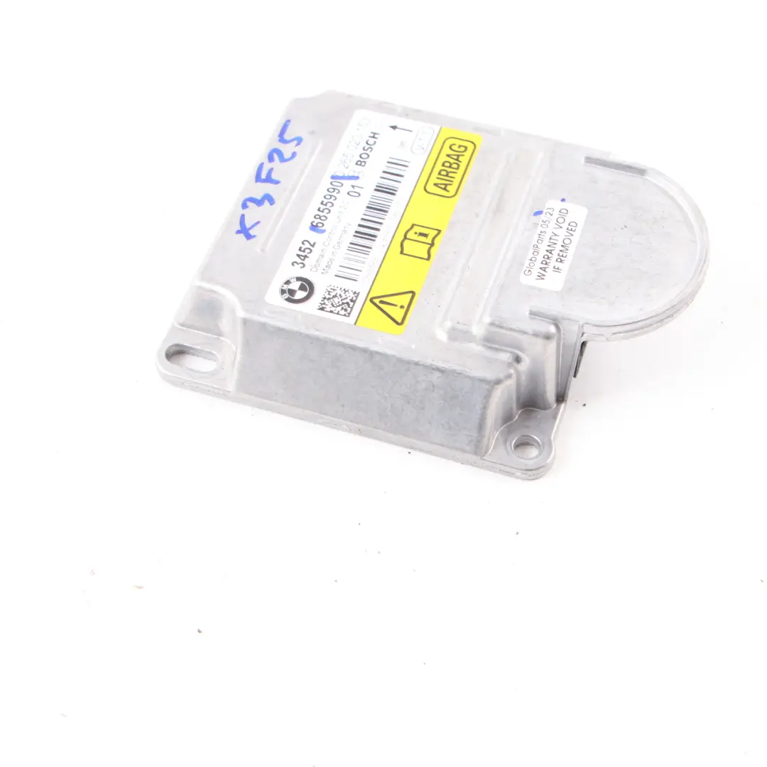 BMW X3 F25 ICM Unità Di Controllo Modulo Air Bag SRS Sicurezza ECU - SKU 6855990 - Numero di parte 6855990