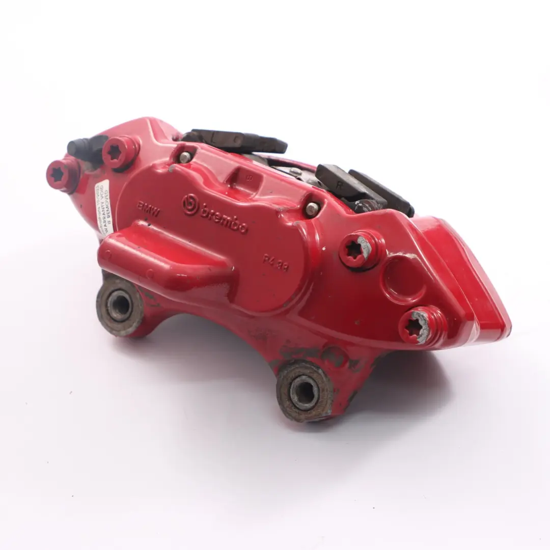 Front Wheel Brembo Brakes Caliper Set to Mini R55 R56 R57 JCW John Cooper Works with Part number 6856652 Mini R55 R56 R57 JCW John Cooper Works Front Wheel Brembo Brakes Caliper Set - SKU 6856651/652 - Part number 6856652