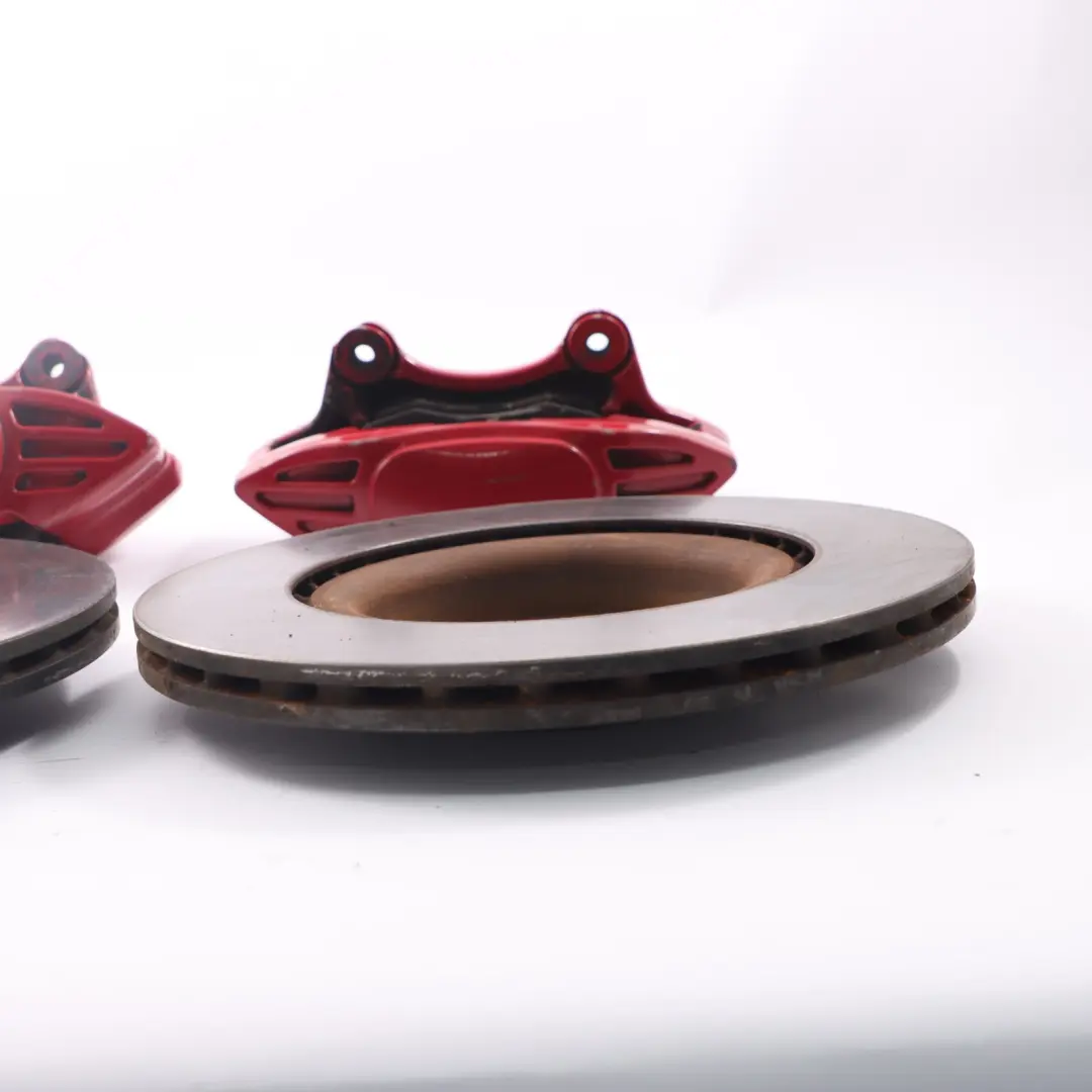 Front Wheel Brembo Brakes Caliper Set to Mini R55 R56 R57 JCW John Cooper Works with Part number 6856652 Mini R55 R56 R57 JCW John Cooper Works Front Wheel Brembo Brakes Caliper Set - SKU 6856651/652 - Part number 6856652