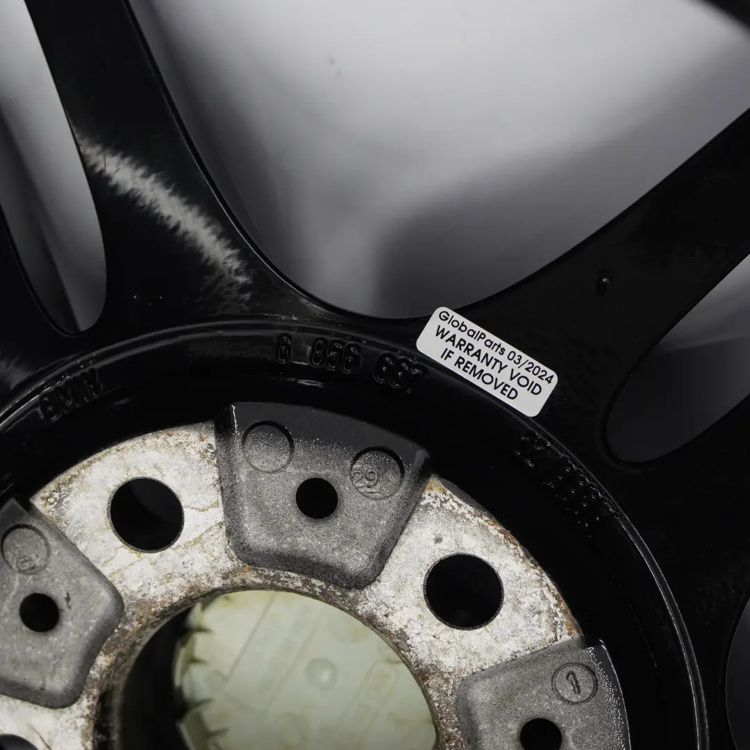 Hinterrad Leichtmetallfelge M Doppelspeiche 313M 18" 8,5J ET:52 für BMW E81 E87 mit Teilenummer 6856667 BMW E81 E87 Hinterrad Leichtmetallfelge M Doppelspeiche 313M 18" 8,5J ET:52 - SKU 6856667-4 - Teilenummer 6856667