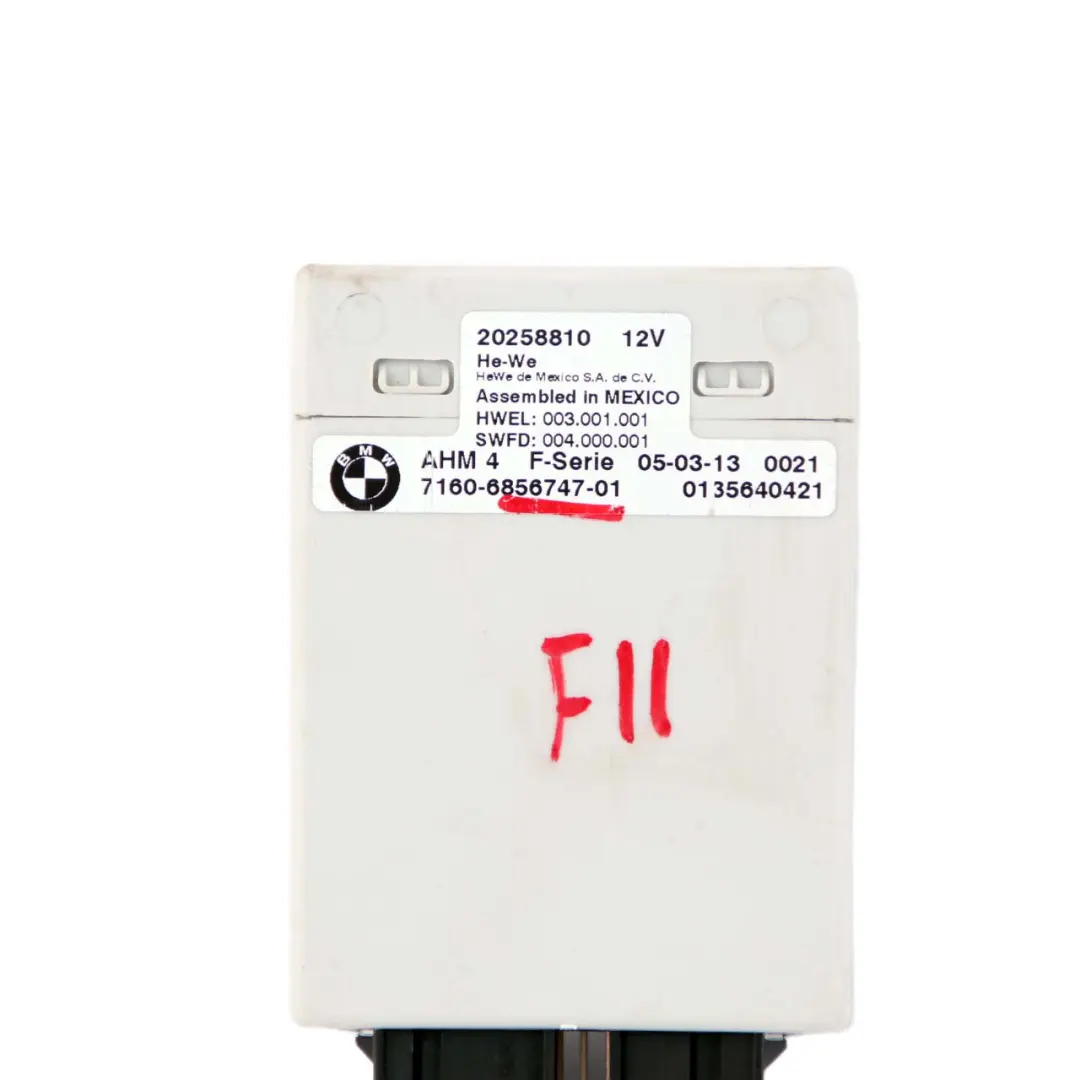BMW F10 F20 F30 Tow Bar Trailer Towing Control Module Unit AHM 4 - SKU 6856747 - Part number 6856747