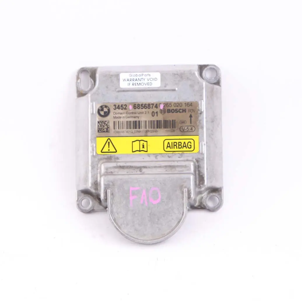 ECU ICM Steuergerät Modul für BMW F10 F11 F12 mit Teilenummer 6856874 BMW F10 F11 F12 ECU ICM Steuergerät Modul - SKU 6856874 - Teilenummer 6856874