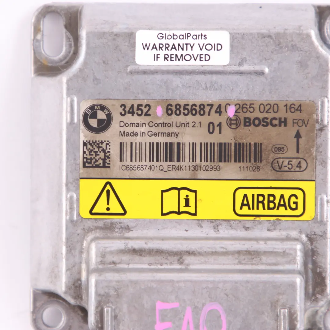 ECU ICM Control Unit Module to BMW F10 F11 F12 with Part number 6856874 BMW F10 F11 F12 ECU ICM Control Unit Module - SKU 6856874 - Part number 6856874