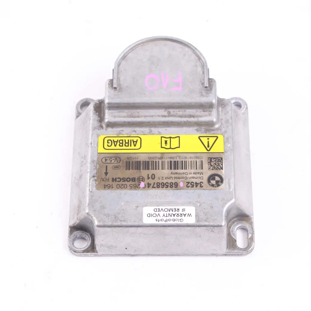 BMW F10 F11 F12 Moduł Airbag Poduszek Powietrznych ICM - SKU 6856874 - Numer Części 6856874