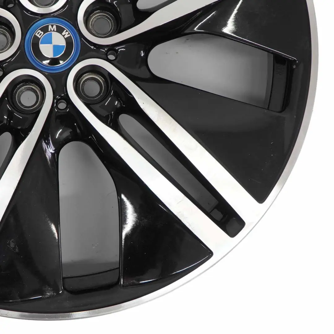 Llanta de aleación BMW i3 I01 20" Negro Azabache Doble Radio ET:43 5J para con número de pieza 6856898 Llanta de aleación BMW i3 I01 20" Negro Azabache Doble Radio ET:43 5J - SKU 6856898-1 - Número de pieza 6856898